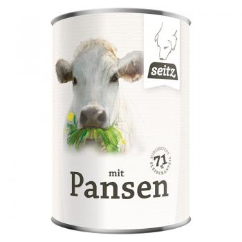 Seitz Hundefutter mit Pansen 400g